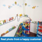 DECOWALL SG2-2107 Construction Transportation Wall Decals Car Truck Tractor Road Stickers for Kids Boys Living Room Decor Bedroom Playroom Nursery Peel and Stick Removable - Image 8