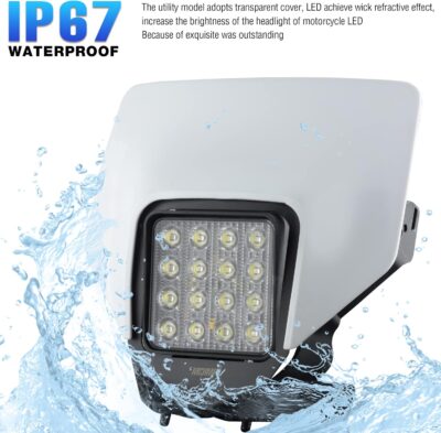 Dirt Bike LED Headlight- Universal Enduro Pit Bike Head Light Kit - Motorcycle Headlamp for TX FX TC FC - Image 8