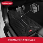 Rubbermaid Car Mat Full Set, Universal Trim-to-Fit Heavy-Duty Car Floor Mats – 4-Piece Set for All Weather Protection – Durable Rubber Mat for Cars, Trucks, SUVs & Vans-Black - Image 2
