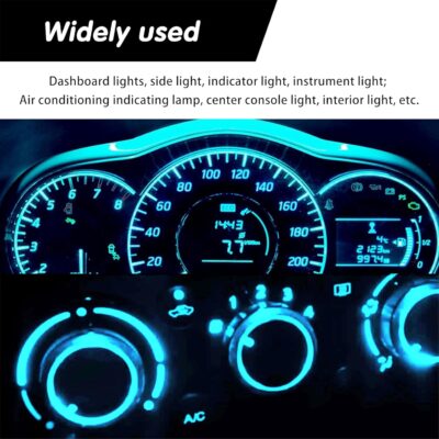 74 Led Bulb Dash Lights Super Bright, T5 37 74 LED Bulb with Twist Lock Socket PC74 PC37, Dashboard Lights, Instrument Cluster Bulbs Kits,Pack of 20 (Ice Blue) - Image 7
