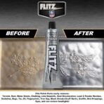 Flitz Metal Polish Paste - 1.76oz USA-Made Polish for Solid Chrome, Stainless Steel, & Aluminum - Non-Abrasive for Light Oxidation - Requires Manual Buffing - Not for Plated/Coated Surfaces (1 Pack) - Image 4