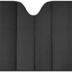 Motor Trend Windshield Sunshade for Car, Truck & SUV, Black - Folding Sun Shade for Front Window, Auto Sun Visor Heat Protection, UV Rays Blocker (58 x 24 Inch)