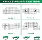 HAITRAL Universal-Fit Barrier,Adjustable Dog Barrier for SUVs,Cars,Trucks,Heavy-Duty Wire Mesh Guard Pet Divider,Back Seat Dog Separator Gate for Cargo Area,Safety Car Travel Accessories - Image 4
