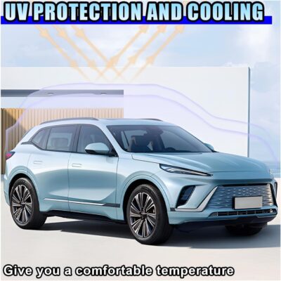 Car Rear Window Sunshade, Windshield Sunshade Block UV Rays for Rear Facing Seats with Suction Cup, Sunlight Shield for Back Window, Sun Blocker Mesh Cover for Baby Pet Children (39"x19"/Rear) - Image 4