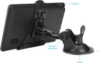 7-Inch Touch Screen GPS Navigation for Car, Truck and RV with 2025 Maps - Speed and Red Light Warning Alerts - Free Lifetime Map Updates - Image 4