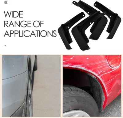 Car Mud Flaps and Mudguard Kit for 2021 Golf Edition, Soft Rubber Front and Rear Splash Guards, Universal Tire Protector Exterior Accessories for Cars - Image 9