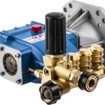 WOJET Triplex Plunger Pressure Washer Pump, 4400PSI 4.0GPM, 1" Shaft, Self-Priming, Horizontal Replacement Pump Kit for Honda GX270 GX340, Dewalt 4000/4200PSI, Simpson PS60869, Generac 9-15HP Engines