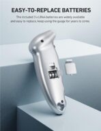 AstroAI Digital Tire Pressure Gauge 0-150PSI Calibrated to ANSI B40.7 +/-1PSI, Accurate in 0.1 Increments, 4 Units for Car Truck Bicycle with Backlight LCD, Silver - Image 8