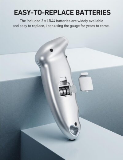 AstroAI Digital Tire Pressure Gauge 0-150PSI Calibrated to ANSI B40.7 +/-1PSI, Accurate in 0.1 Increments, 4 Units for Car Truck Bicycle with Backlight LCD, Silver - Image 8