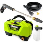 Electric Pressure Washer 2100 PSI - Portable Power Washer for Car Detailing, Patios, Fences and Outdoor Cleaning, Compact Design with Foam Cannon, Turbo and Fan Nozzles, ETL Certified