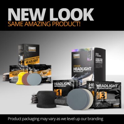 CERAKOTE® Ceramic Headlight Restoration Kit – Guaranteed To Last As Long As You Own Your Vehicle – Brings Headlights Back to Like New Condition - No Power Tools Required - 10 Wipe Kit - Image 8