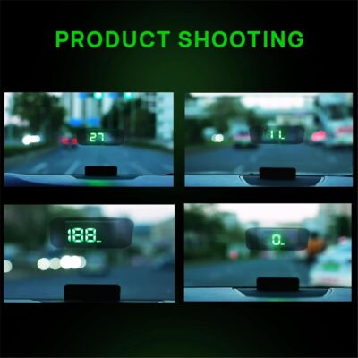 Heads up Display for Cars,Car HUD,Head up Display for Car,Digital GPS HUD Speedometer,USB Cable Plug and Play,Automatic Brightness Adjustment,Large Font Display - Image 9
