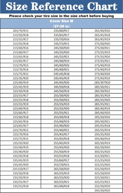 MORNYRAY Tire Covers 4 Pack,Waterproof Anti-UV Snow Sun Rain Tire Covers for RV,Truck, SUV, Trailer, Camper. - Image 3