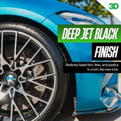 3D Magic Blue Tire Shine Spray - Water Resistant High Gloss Tire & Trim Dressing | Long Lasting Protection | No Sling, No Run Formula | Made in USA |16 oz - Image 2