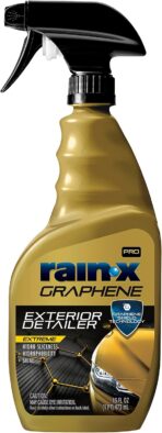 Rain-X PRO 620179 Graphene Exterior Detailer Spray, 16oz - Graphene Shield Technology Gently Removes Light Contaminants and Dirt, Enhances Gloss and Shine