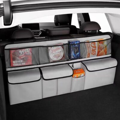 Car Trunk Organizer, LARGE CAPACITY Car Storage Bag with 9 Pockets, 9X Upgraded Trunk Storage Organizer for Car, SUV, Truck, MPV - Image 3