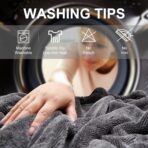 2 Pack XL Car Drying Towel – 1300GSM Ultra Absorbent Microfiber, 24"x36" Large Size, Twisted Loop, Lint-Free & Streak-Free for Auto Detailing, Car, SUV, Truck (Gray-Gray) - Image 8