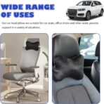 2PCS Car Headrest Pillow,Soft & Comfortable Car Neck Pillow for Driving Fatigue Relieve,All-Season Universal Cars Head Rest Pillows Automotive Interlor Accessorles for Cars,SUVs - Image 7