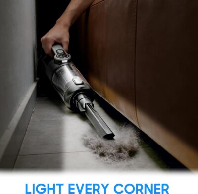 Cordless Handheld Car Vacuum Cleaner for Car Interior, Strong Suction Portable Vacuum for Pet Hair & Quick Home Cleaning, Rechargeable with LED Light & Attachments - Image 7