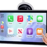 Carplay for Apple Portable Car Screen: Easy Setup 7 Inch Android Auto - Wireless Car Play Touchscreen with GPS Navigation,Bluetooth, FM,AirPlay Mirroring,Siri for Commuters and Older Cars