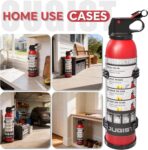 Small Fire Extinguisher for Home & Car – (2-Pack, 1.32lb Each) Portable Dry Chemical Fire Extinguishing Spray | For Kitchen Grease, Electrical, Vehicle & Garage Fires, Easy to Use - Image 4
