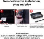 Heads Up Display for Cars, Car HUD Head Up Display M6S Universal Car 3.5 Inch HUD OBD Interface Windshield Projector, Speed, Engine RPM, OverSpeed War - Image 6