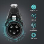 Lectron Level 2 EV Charger - ETL Certified, 240V, 40 Amp, NEMA 14-50 Plug, 16 ft Extension Cord & J1772 Cable- Portable Electric Car Charger for J1772 EVs and Plug-in Hybrid Vehicles - Image 4