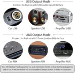 Mini 2-in-1 USB 3.5mm Bluetooth Receiver Car Kit,Bluetooth 5.4 Wireless Receiver Adapter,Low Latency Noise Cancellation,Plug and Play,Wireless Music Receiver for Car Music/Stereo Audio - Image 3