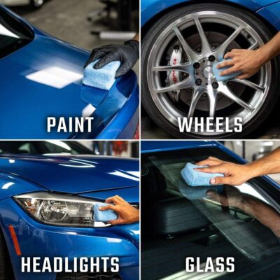 Chemical Guys HydroSlick Intense Gloss SiO2 Ceramic Coating HyperWax - High Shine and Long-Lasting Protection, Ceramic Coating for Cars, Safe for Trucks, SUVs, Motorcycles, RVs, and More - 16 fl oz - Image 7