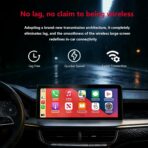 10" HD CarPlayScreen for Apple CarPlay & Android Auto, Featuring Mirror Link, Voice Control, Music Playback, GPS Navigation, Backup Camera, Bluetooth - Image 4