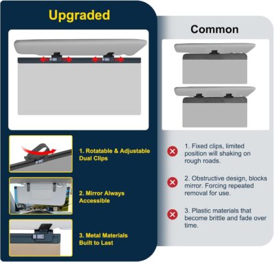 Sun Visor Extender for Car, Visor Extender Attachment for Car, Adjustable Visor Extender Sun Blocker UV400, Polarized Sun Visor Extender, Anti-Glare, UV Protector (1 Pack, Large) - Image 8