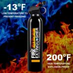 6Pack Fire Extinguisher for Home - 8 in 1 Portable A, B, C, K Fire Extinguishers with Mount, 620ml Emergency Survival Extinguisher for Vehicle, Car, Boat, Truck & Office, Versatile Fire Protection - Image 3