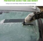 Season Guard Car Cover Dirtproof, Water-Resistant, Breathable, Snow Dustproof, Indoor and Limited Outdoor Car Covers Fits Sedans up to 200", Gray - Image 8