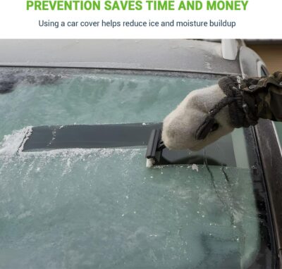 Season Guard Car Cover Dirtproof, Water-Resistant, Breathable, Snow Dustproof, Indoor and Limited Outdoor Car Covers Fits Sedans up to 200", Gray - Image 8