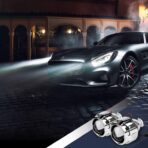 Nilight - 10041P 2.5" Mini Projector Lens for H1 Bulb Headlights Retrofit, Custom Headlamps Conversion:Chrome Shround,2 Years Warranty - Image 8