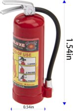 2Pack Simulation Fire Extinguishers with Stickers Decoration Part Compatible with Traxxas TRX4 Axial SCX10 Tamiya CC01 D90 1/10 RC Crawler - Image 5