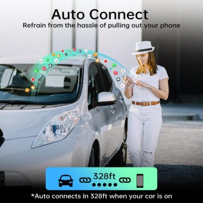 Wireless CarPlay Adapter for Apple iPhone, Convert Wired to Wireless CarPlay, 2025 Upgrade Mini Plug & Play No Latency CarPlay Dongle for iOS 10+ & Cars from 2019+ Dark Black - Image 6