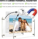 Car Picture Holder Clip Visor Frame Acrylic Magnetic Photo Frames Clear for Cars Sunvisor Display 2 Pcs Fit Family Pet Road Trip Memories - Image 4