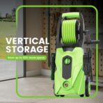 Pressure Cleaner 5000PSI Power Cleaners Powered with 33ft Pressure Hose, 4 Nozzle and Foam Cannon, powerCleaners for Home, Cars, Fences, Patio, Green - Image 5