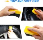 6 Pcs Tire Applicator Dressing Shine Sponge, Tire Dressing Applicator Pads, Color Polishing Sponge for Car Glass, Painted Steel & Porcelain - Image 7