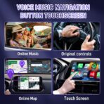 Wireless CarPlay Adapter CarlinKit 3 in 1 Ai Box Only for Wired CarPlay Touch Screen Cars, Support Android 13.0 System Wireless CarPlay Android Auto YouTube Netflix GPS+Glonass - CPC200-Tbox LED - Image 8