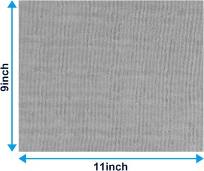 GLIMGLINT Cleaning Rags, 100 Pack Microfiber Cleaning Cloth, Lint-Free, Ultra Absorbent Reusable Paper Towels for Home, Kitchen, Car, Garage or Shop, Dish Rags, 11" x 9", Grey - Image 5