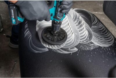 Chemical Guys ACC506 Light Duty Spinner Multi-Surface Drill Brush Attachment (Fits Any Standard Drill - Power Scrubber Removes Stains & Gently Cleans Upholstery, Fabric and Carpet), Gray - Image 6