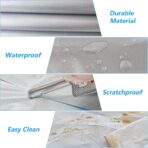 SEAZEN Car Cover with Zipper, 2 Layer Full Car Covers Waterproof/UV Protection/Snowproof/Dustproof, Universal Car Cover (Fit Sedan-Length Up to 200") - Image 3