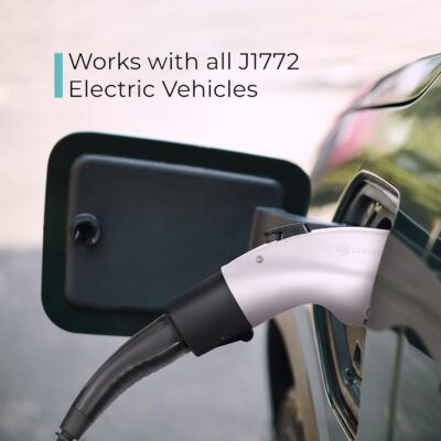 Lectron Tesla to J1772 EV Charging Adapter – NACS Converter, 48 Amp & 240V, Compatible with Tesla High Powered Connectors, Destination Chargers & Mobile Connectors for J1772 Electric Vehicles - Image 2
