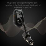 ONN Upgraded 2026 Bluetooth Car FM Transmitter, 1.44” LCD Display, Flexible Gooseneck, Hands-Free Calling, Dual USB Fast Charger, AUX & Micro SD Support for Cars, SUVs & Trucks - Image 7