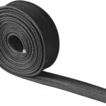 Heat Hose Fiberglass Wrap Shield Sleeve Wire Fuel Line Heat Shield Roll High Temp Black Colour Adjustable 10FT-13MM(1/2") for Car Wire Loom Protection