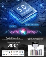 Wireless CarPlay Adapter & Android Auto Dongle, Fast Auto-Connect, Compact Plug & Play Wireless CarPlay Converter for iPhone & Android, USB/USB-C, No Delay, Seamless Reconnection (Black) - Image 6