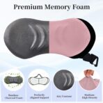 Lumbar Support Pillow for Office Chair - Lumbar Pillow for Car, Memory Foam Ergonomic Lumbar Support Pillow for Car Back Support for Office Chair Back Support Cushion - Image 4