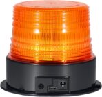 AnTom Magnetic Wireless Beacon Light, Rechargeable Emergency Flashing Warning Battery Operated Strobe Lights for Truck Vehicle, with 12-24v Cigarette Lighter Plug, Amber